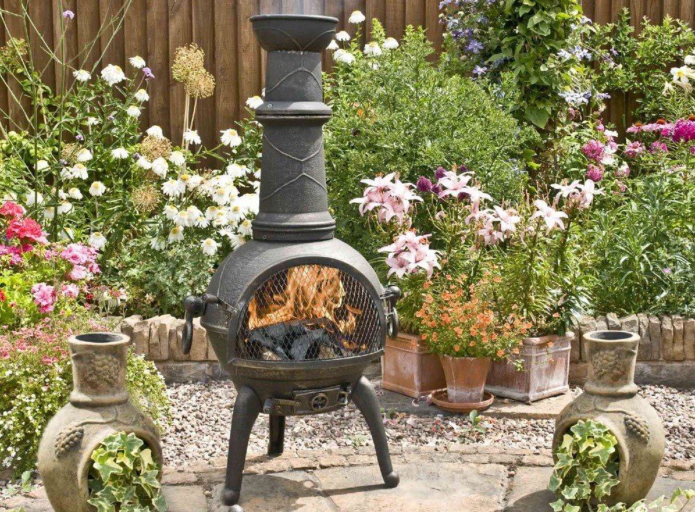 how to use a chiminea